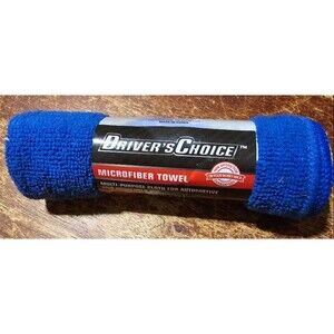 Drivers Choice Microfiber Towels Two Pack Blue And Yellow 14 x 16 Each